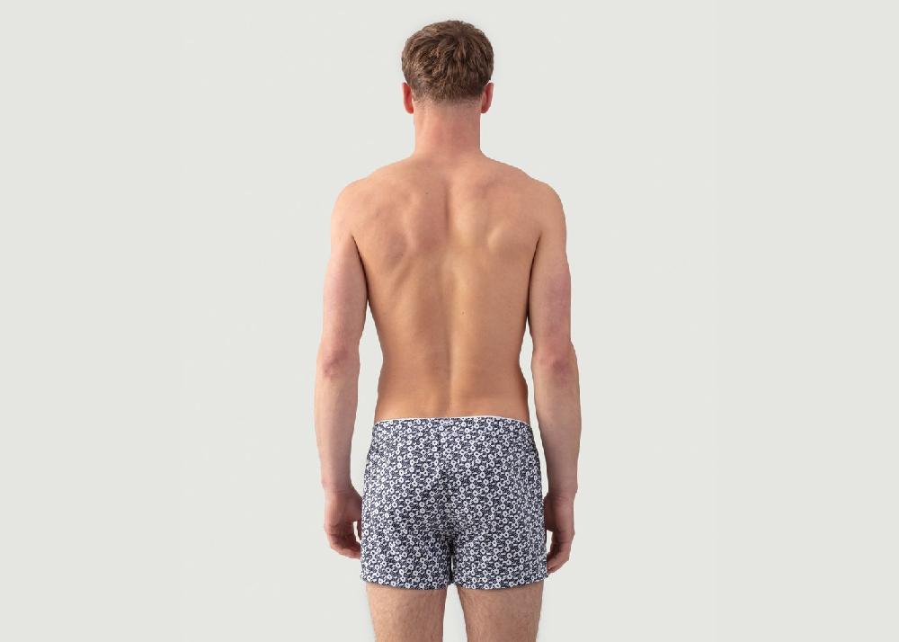 L'exception Boxer Motif RD Bleu Marine Ron Dorff