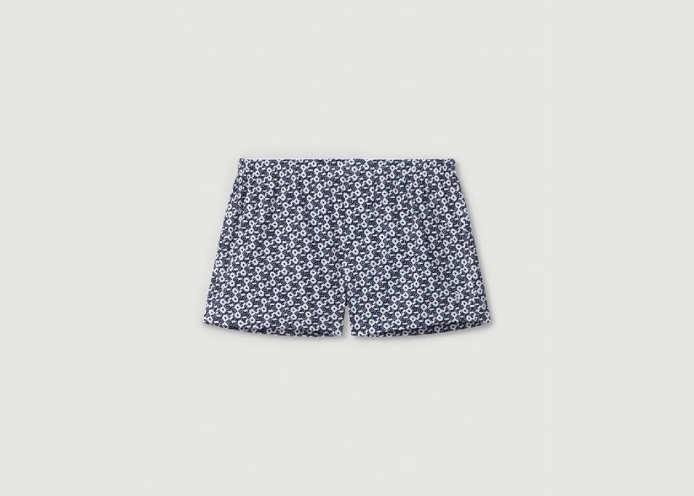 l'exception Boxer Motif RD Bleu Marine Ron Dorff