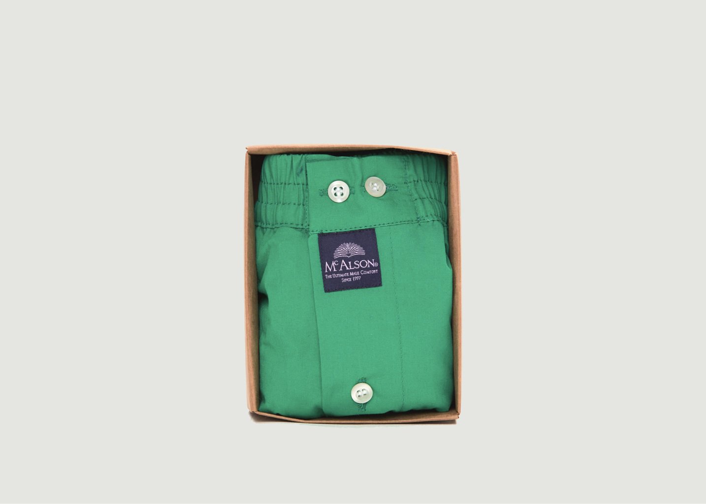 l'exception Boxer Short M0105 Vert Mc Alson