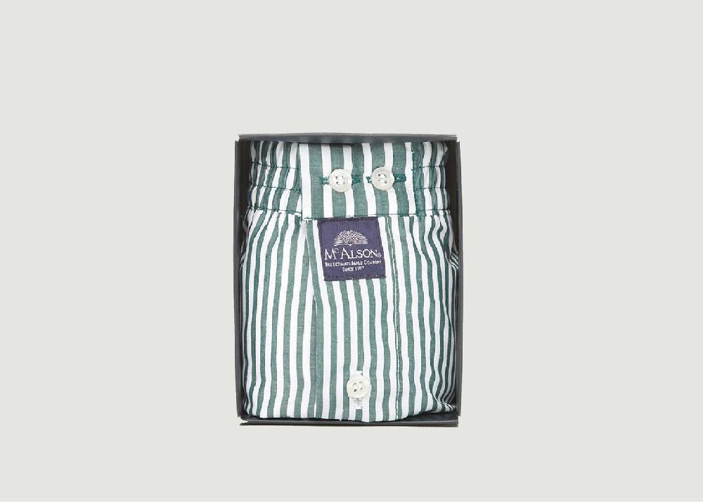 l'exception Boxer Short M0244 Vert Mc Alson