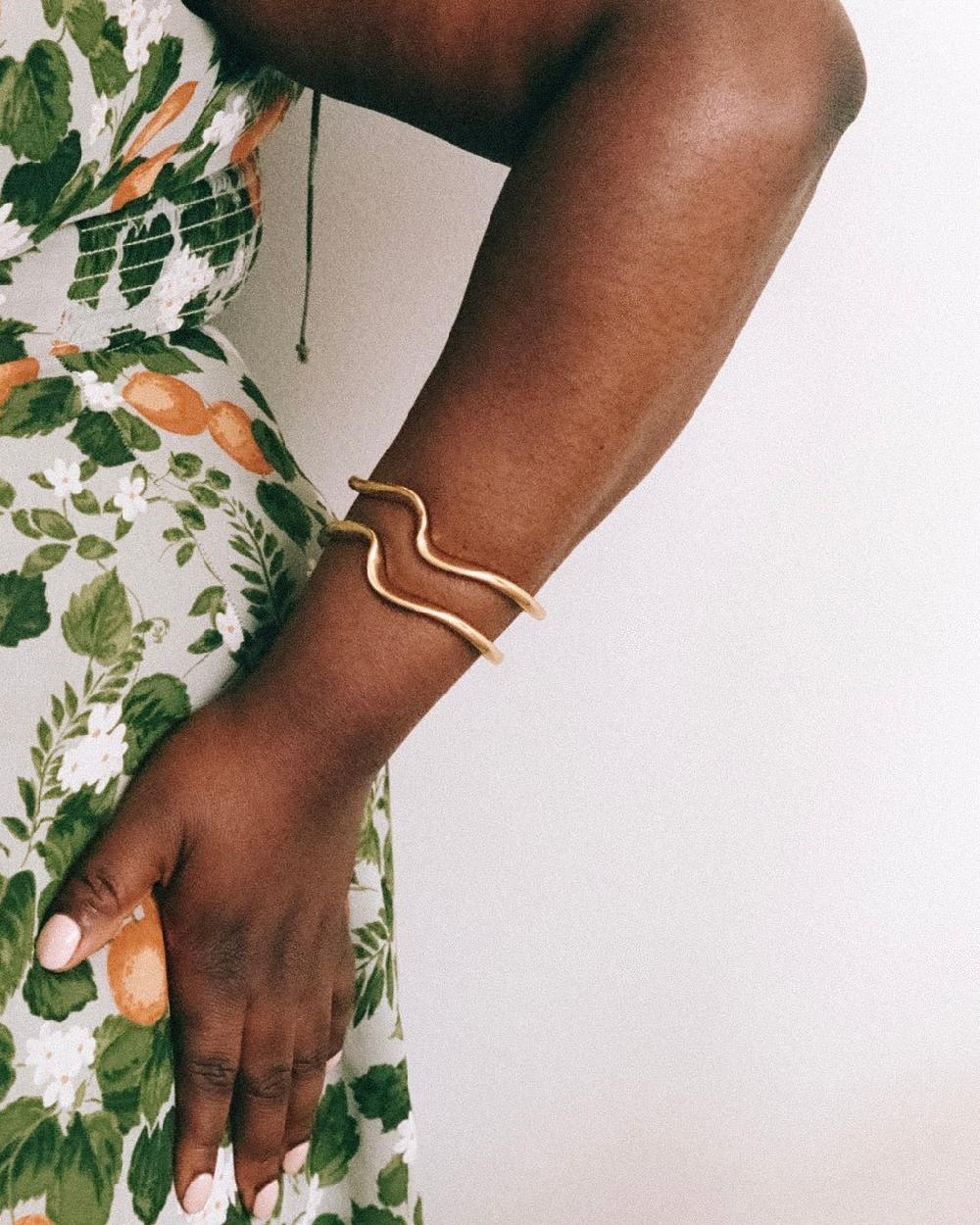 L'exception Bracelet Daphine X Abisola Or Daphine