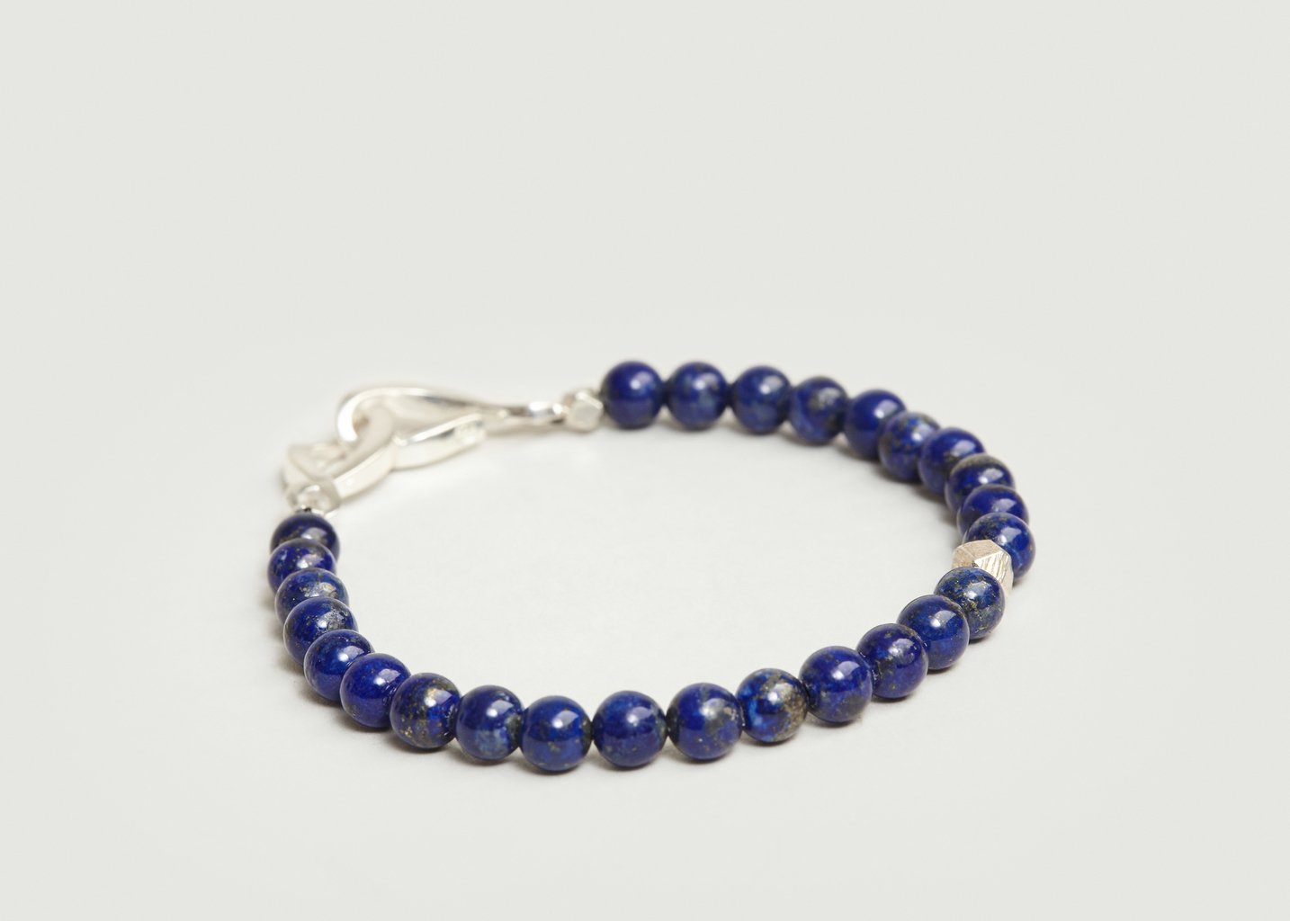 L'exception Bracelet Perles Lapis Lazuli Orner