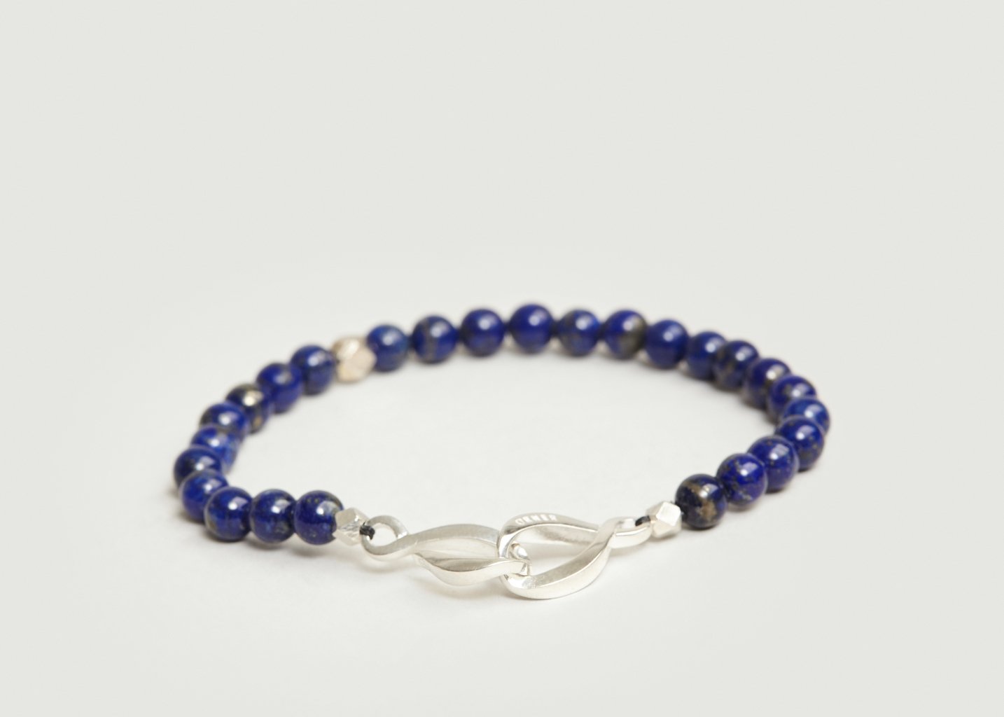 L'exception Bracelet Perles Lapis Lazuli Orner