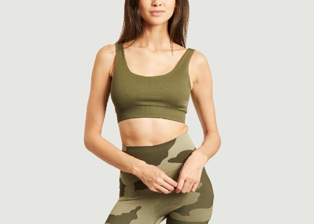 l'exception Brassière Basic Khaki Ecoalf
