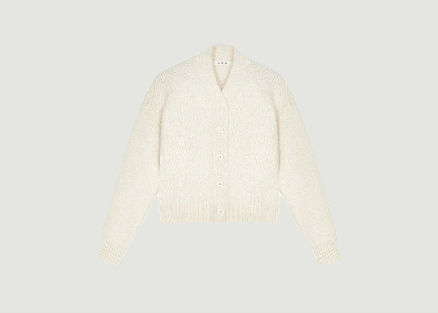 l'exception Cardigan Colima Ecru Masscob