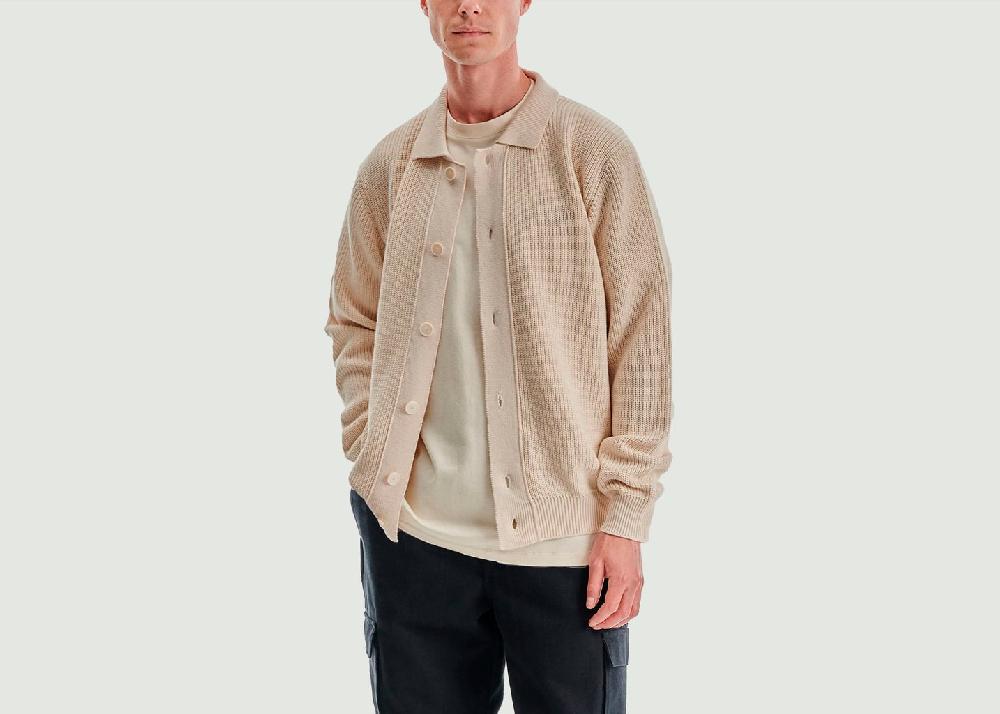 L'exception Cardigan Galway Crème Noyoco