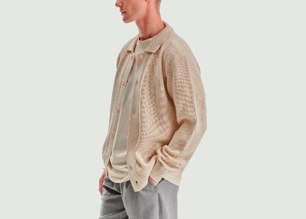 L'exception Cardigan Galway Crème Noyoco