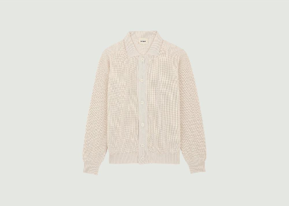 l'exception Cardigan Galway Crème noyoco
