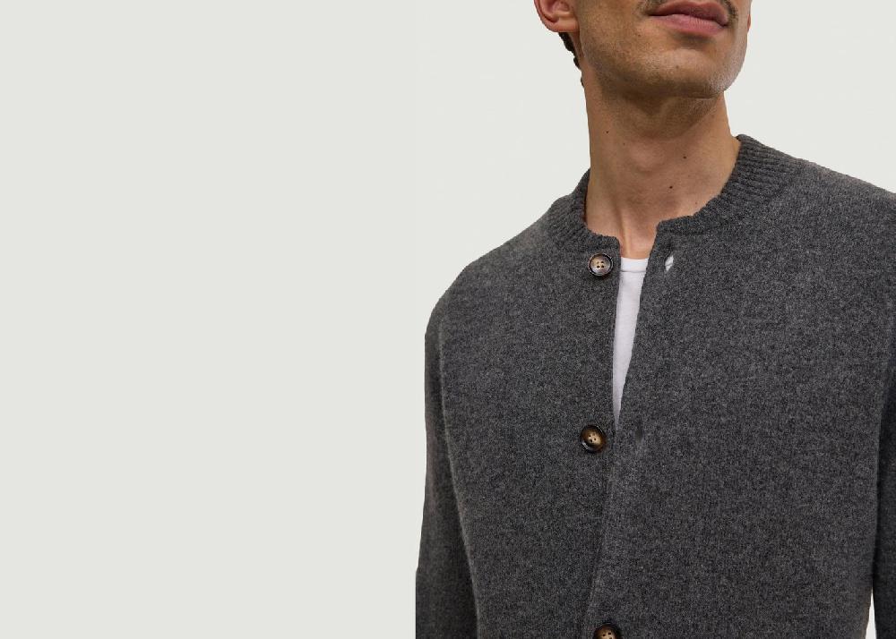 L'exception Cardigan Iro Anthracite Hircus