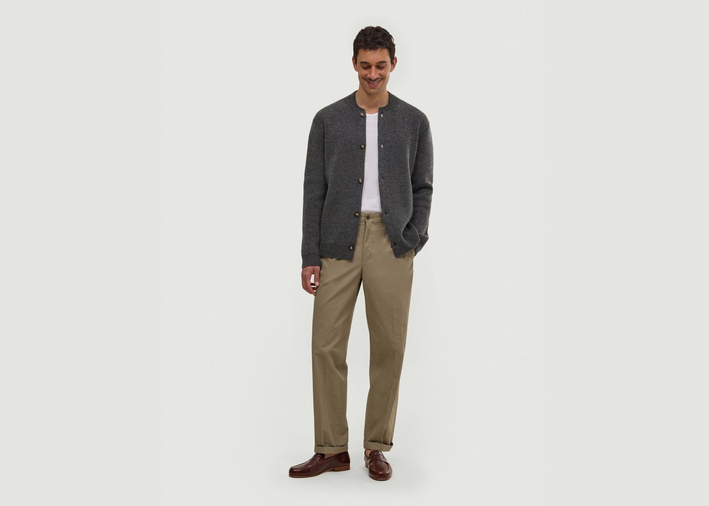 l'exception Cardigan Iro Anthracite Hircus