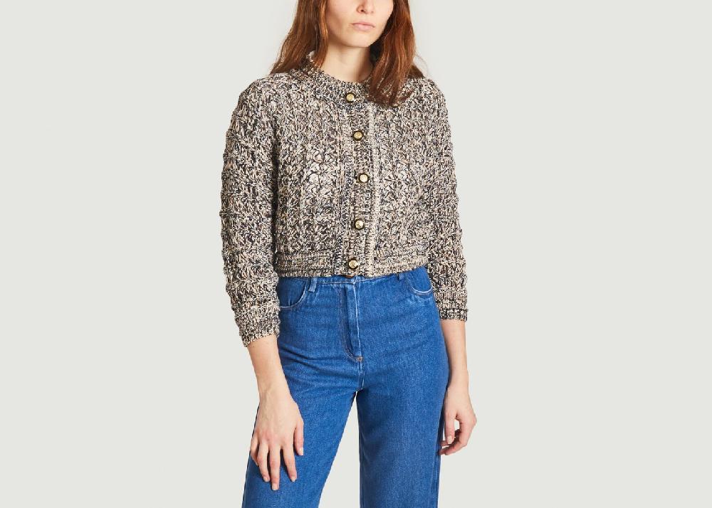 L'exception Cardigan Novela Bleu Marine Ba&sh