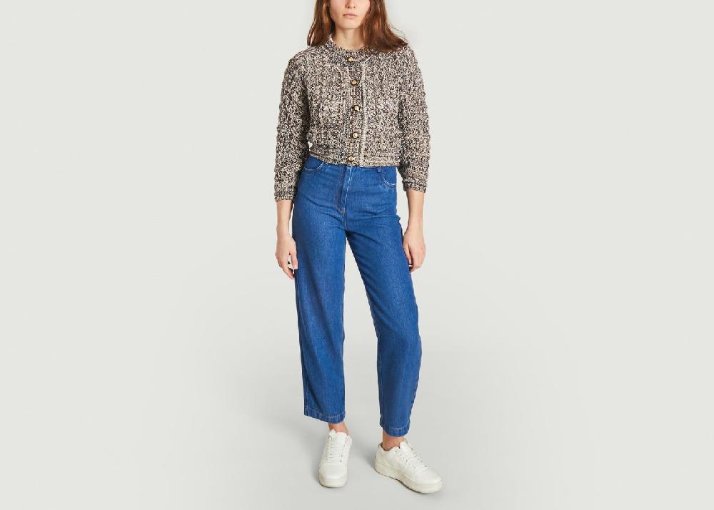 L'exception Cardigan Novela Bleu Marine Ba&sh