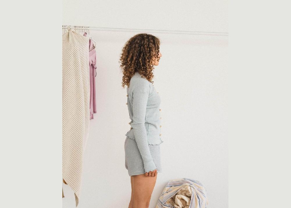 L'exception Cardigan Tav Bleu Clair Baserange