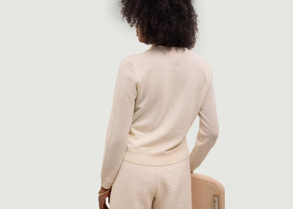 L'exception Cardigan Toby Crème Hircus