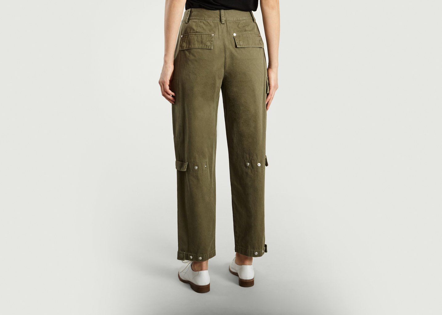 L'exception Cargo Twill Khaki T By Alexander Wang