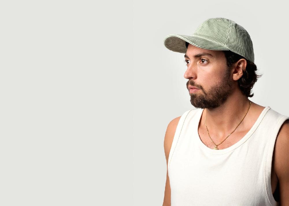 l'exception Casquette baseball Vert Côtelé Paris