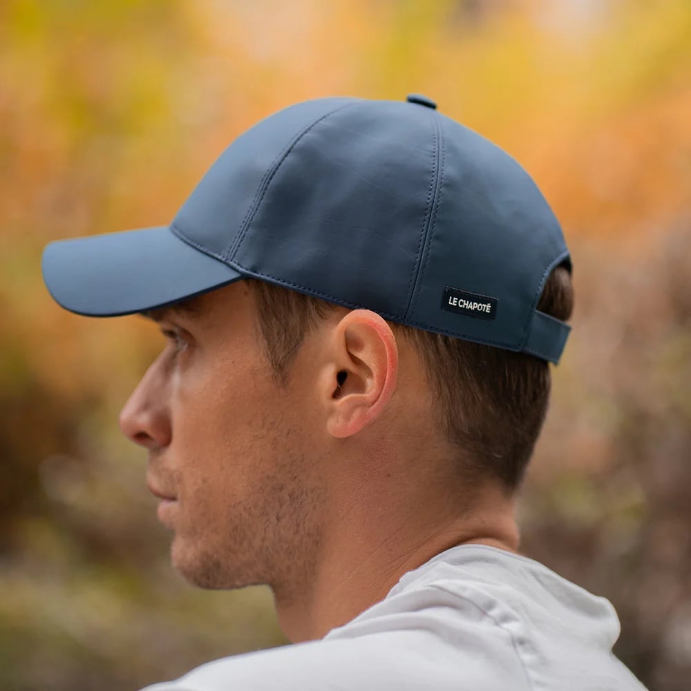 L'exception Casquette Imperméable Bleu Le Chapoté