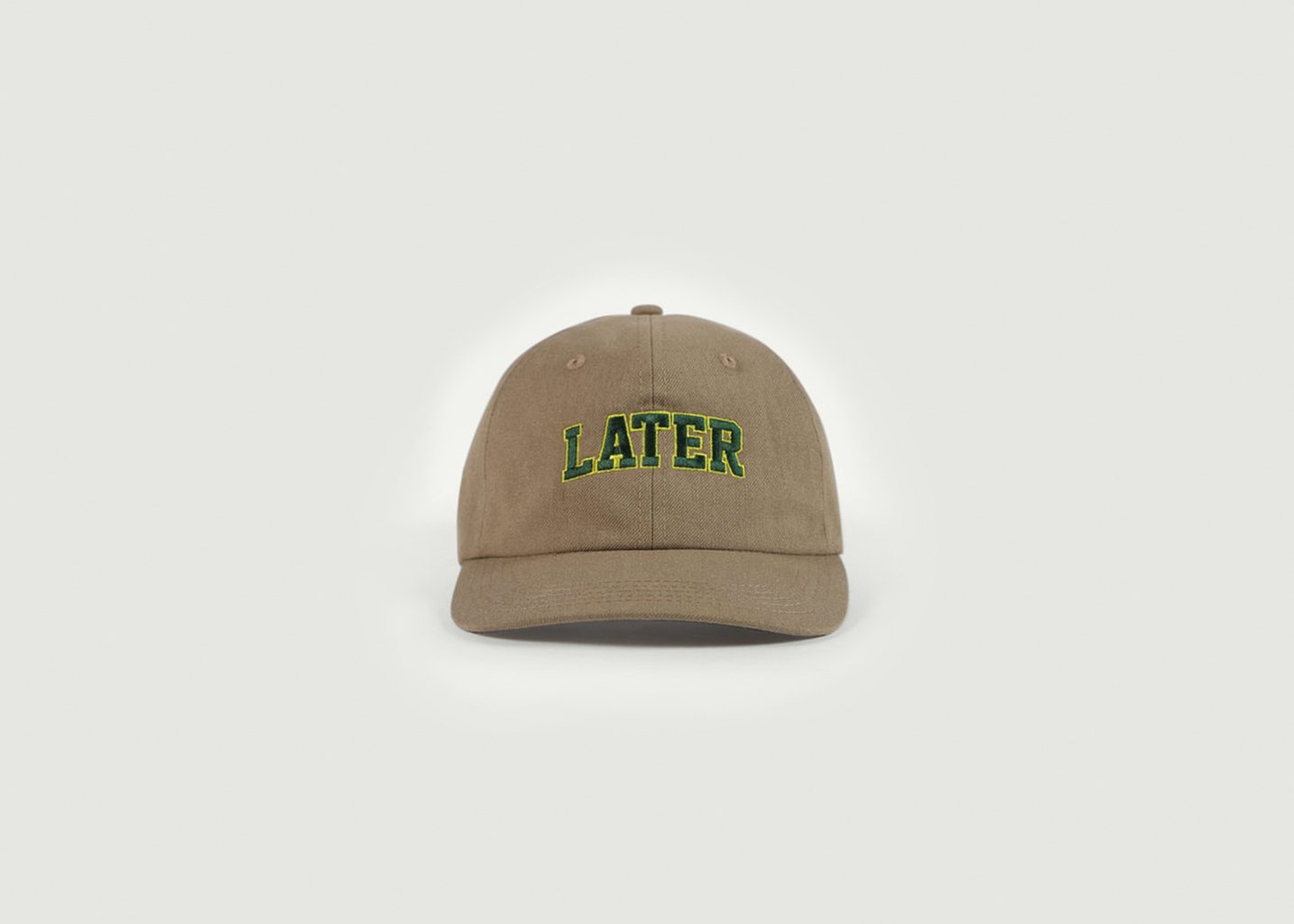 l'exception Casquette University Beige Later