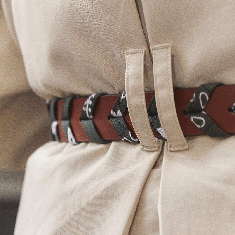 L'exception Ceinture Bandana Marron Ponctuations