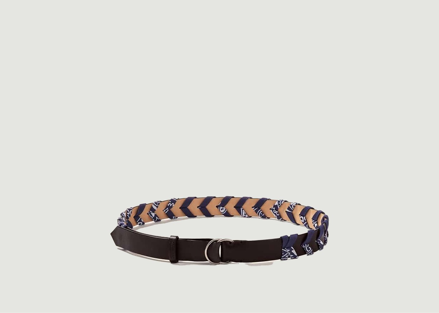 l'exception Ceinture Bandana Noir Ponctuations