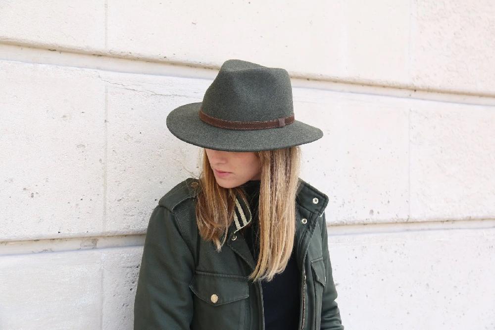 L'exception Chapeau Montréal Khaki Courtois Paris