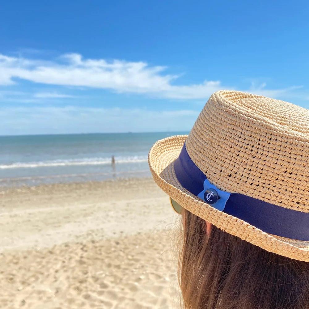 L'exception Chapeau Porkpie Raphia Blé Le Chapoté