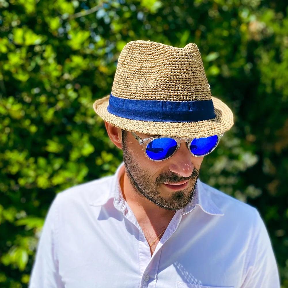 L'exception Chapeau Trilby Raphia Blé Le Chapoté