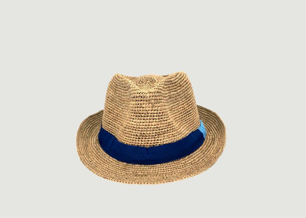 l'exception Chapeau Trilby Raphia Blé Le Chapoté