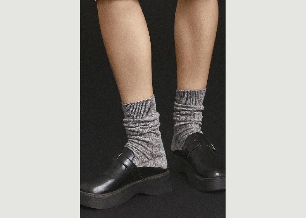L'exception Chaussettes Socka Gris Linnea Lund