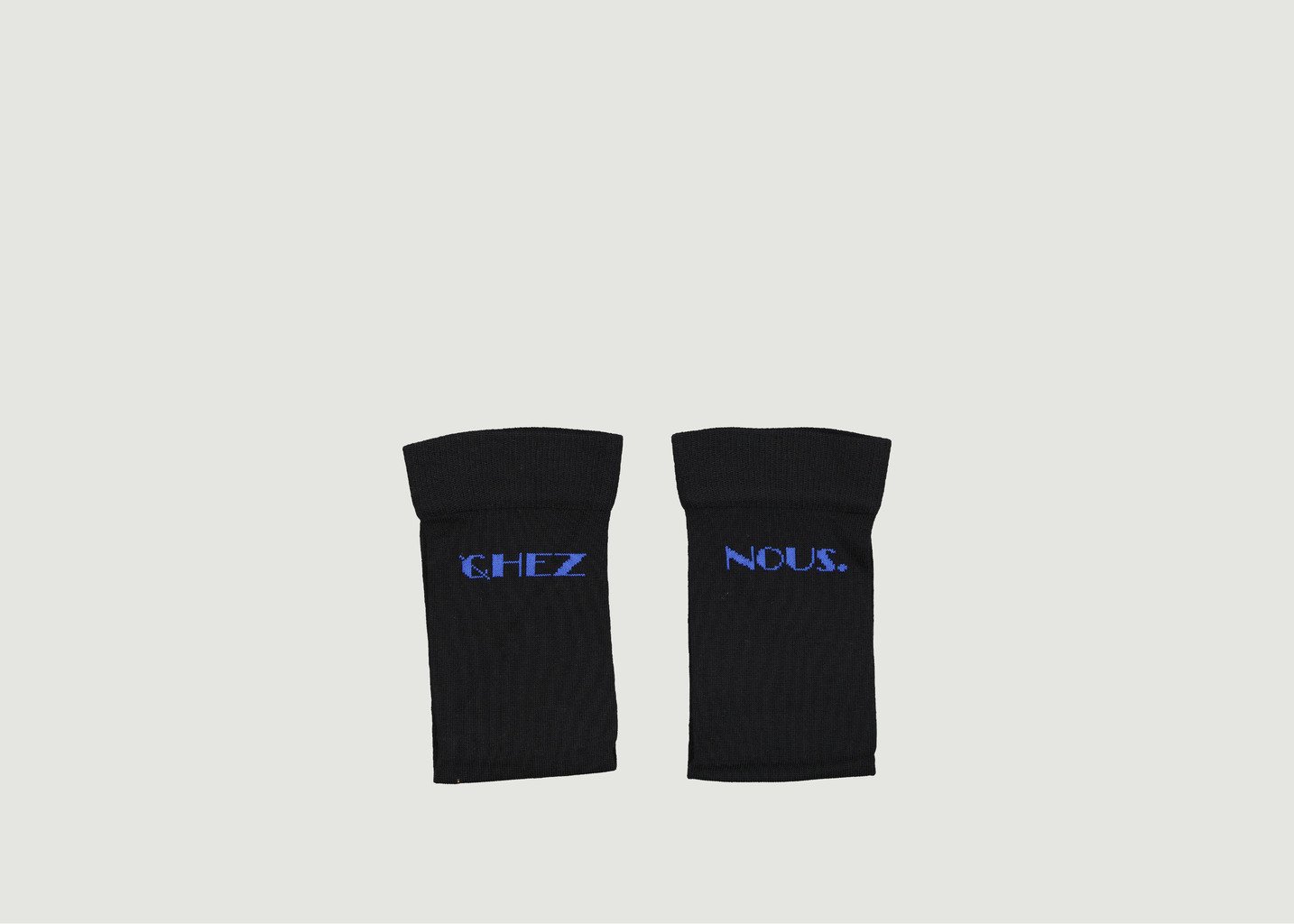 l'exception Chaussettes Tricotées Noir Chez Nous