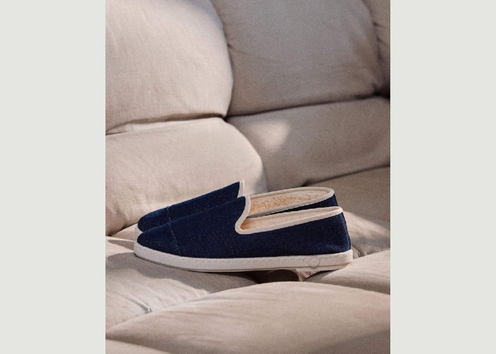 L'exception Chausson Femme Denim Angarde