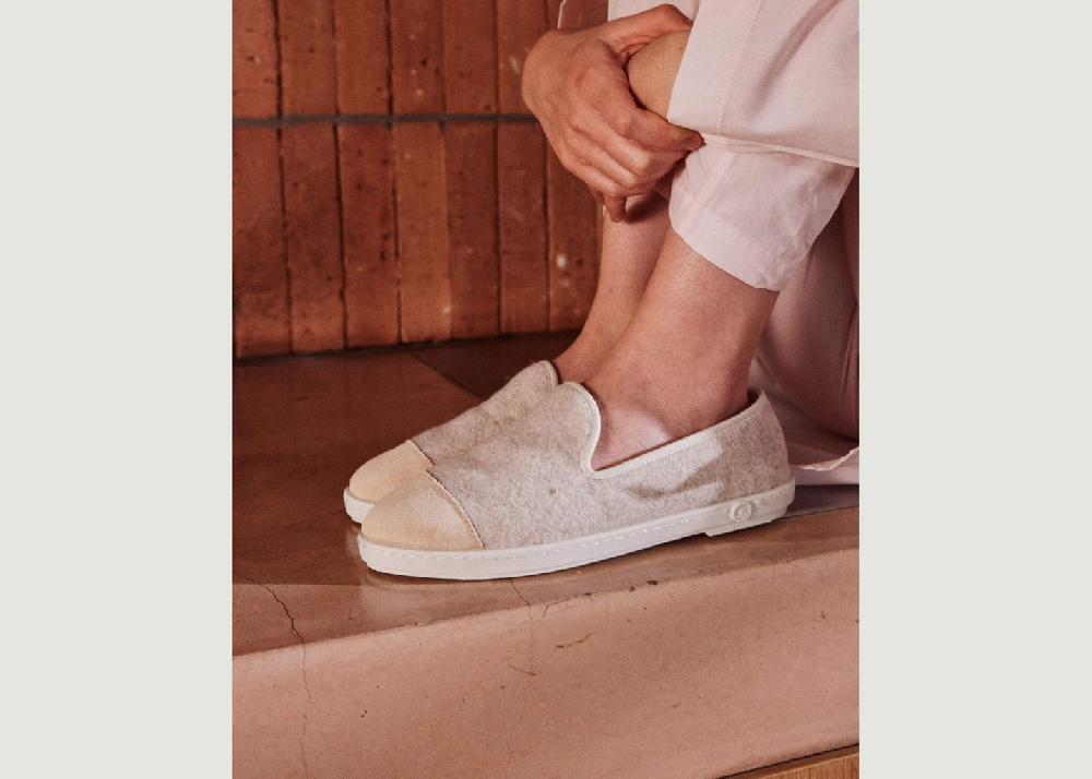 L'exception Chausson Femme Make Up Beige Angarde