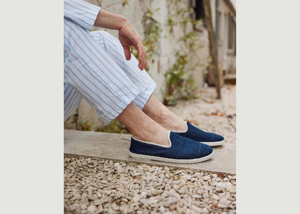 L'exception Chausson Homme Denim Angarde