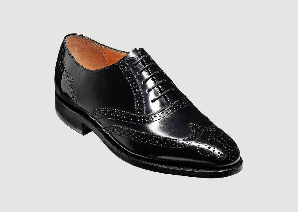 L'exception Chaussure Albert Noir Barker Shoes