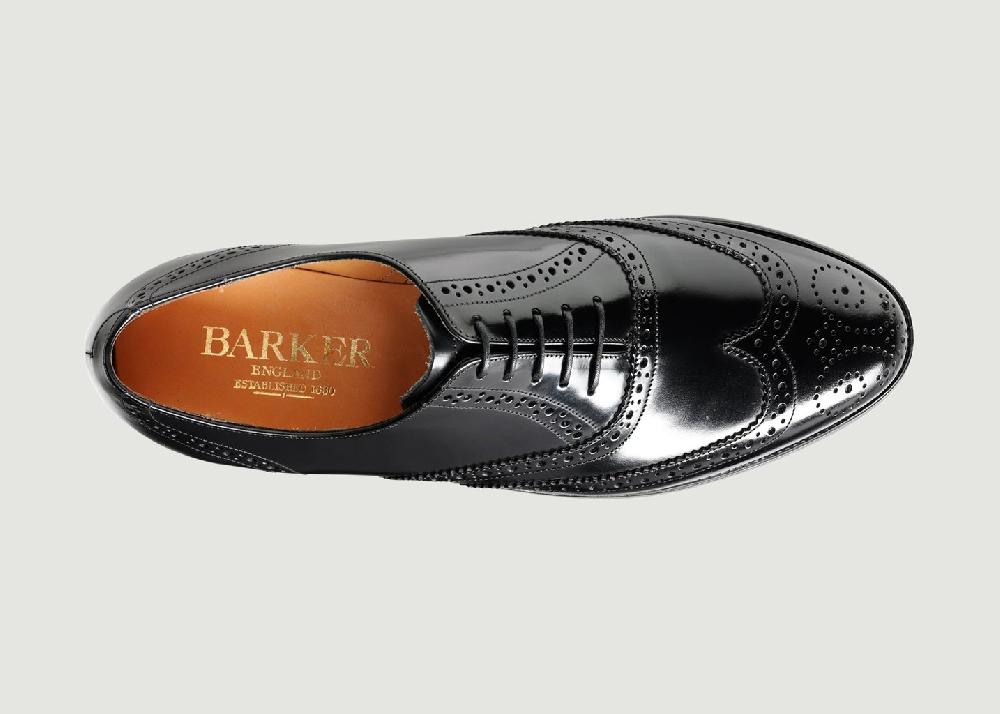 L'exception Chaussure Albert Noir Barker Shoes