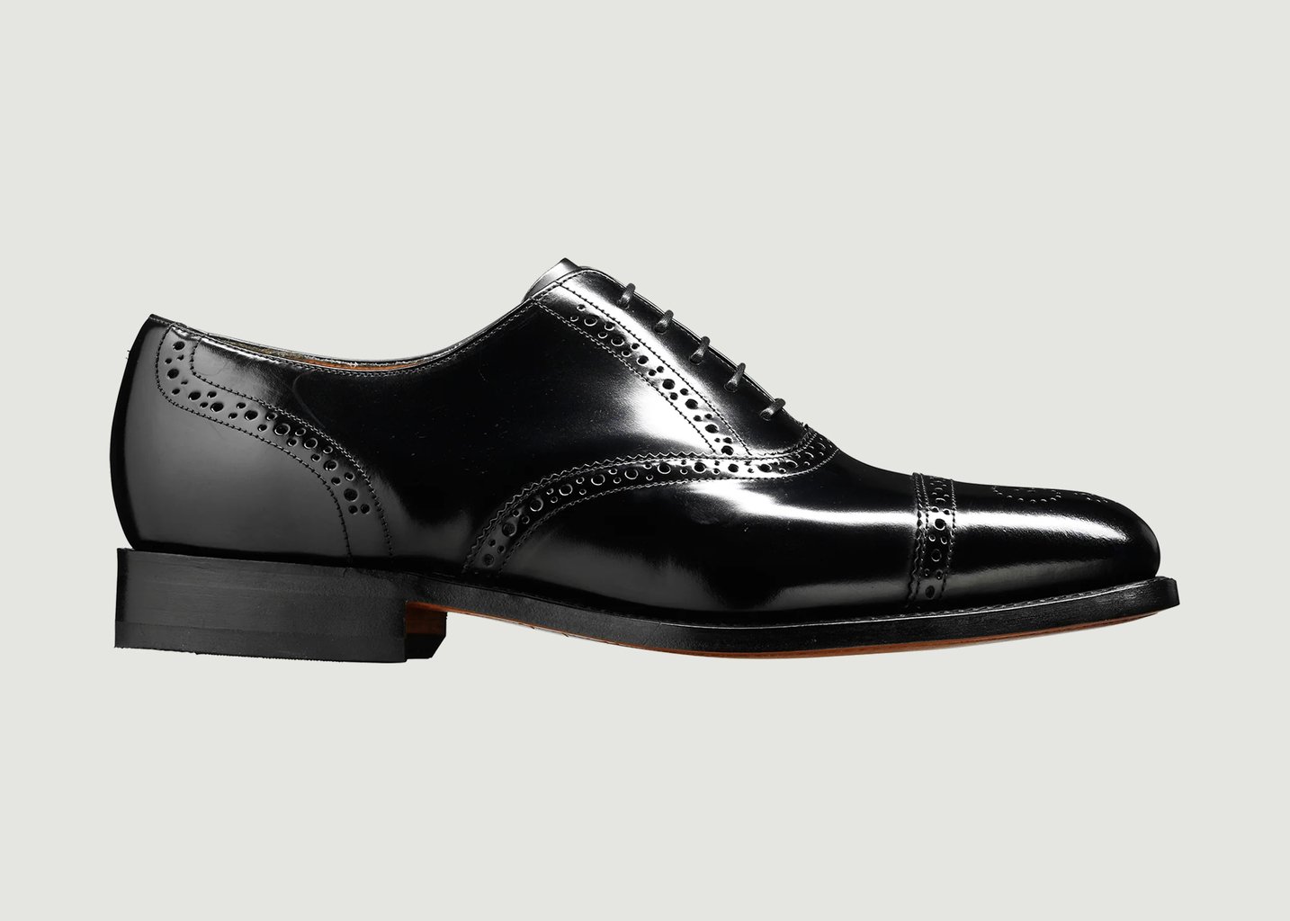 l'exception Chaussure Alfred Noir Barker Shoes