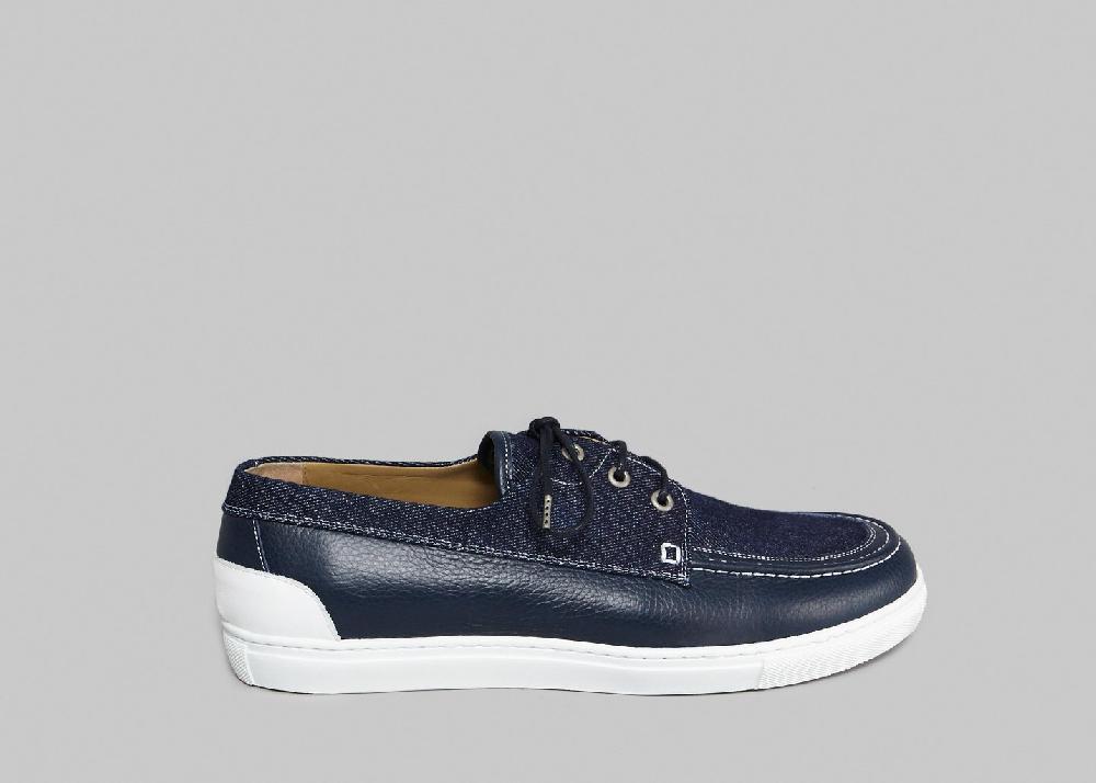 L'exception Chaussure Bateau Denim Hacter