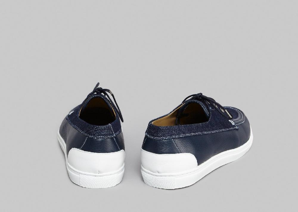 L'exception Chaussure Bateau Denim Hacter