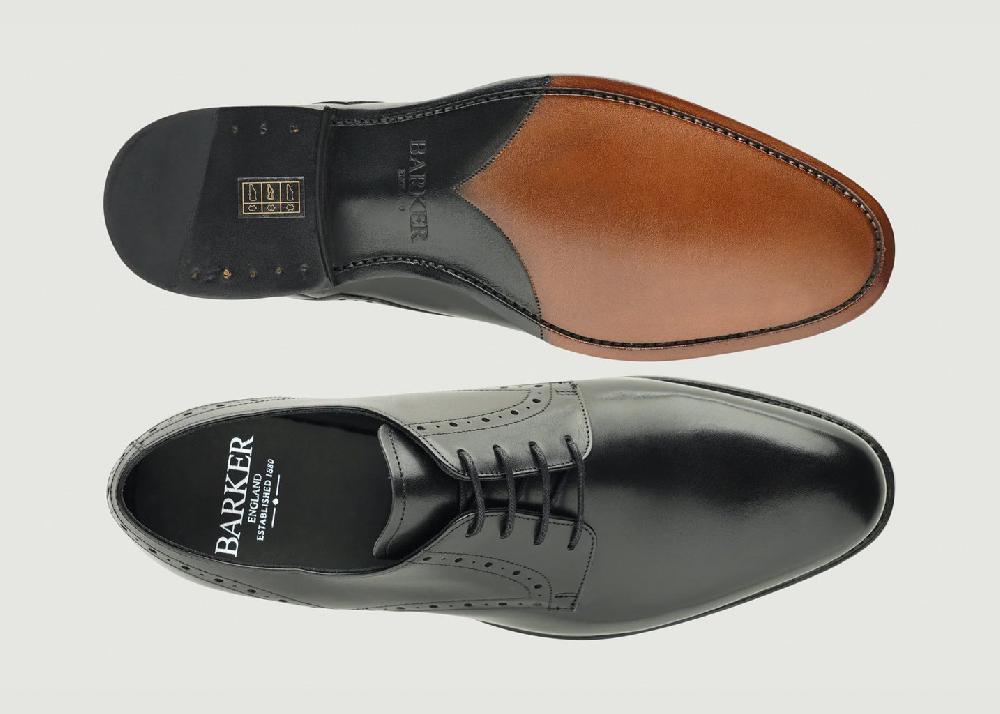 L'exception Chaussure Buckhurst Noir Barker Shoes