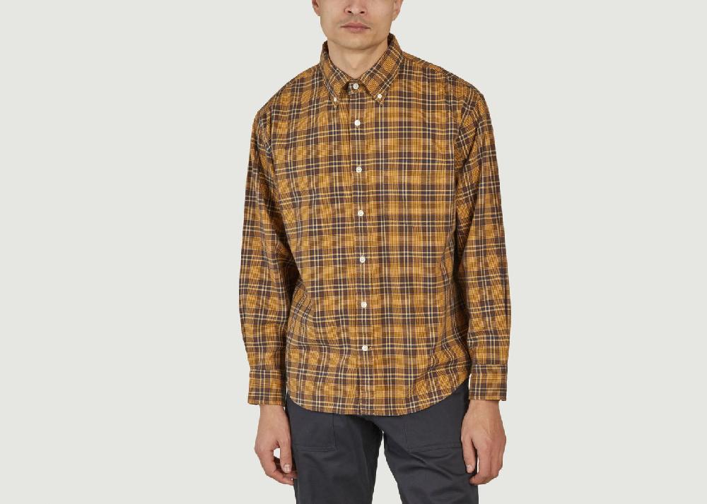 L'exception Chemise à Carreaux Marron Gant