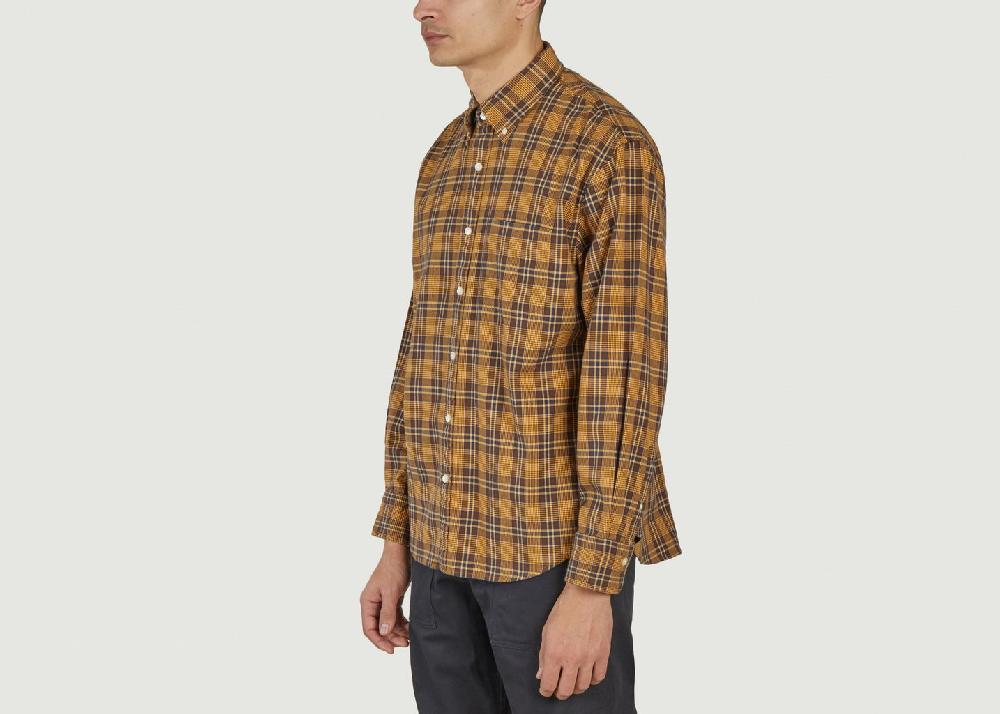 L'exception Chemise à Carreaux Marron Gant
