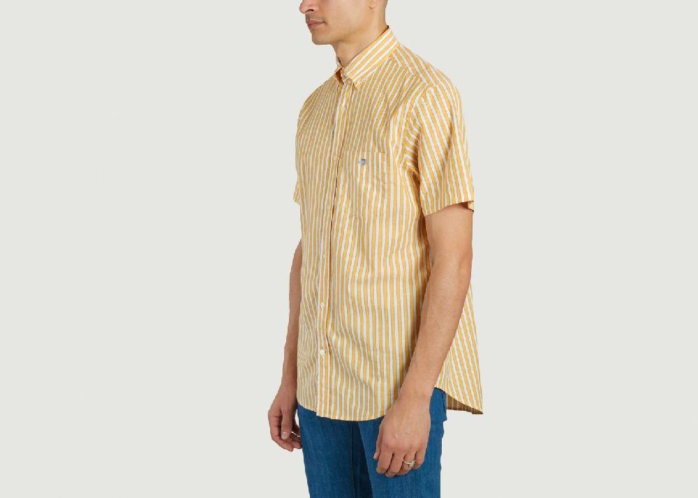 L'exception Chemise à Manches Courtes Beige Gant