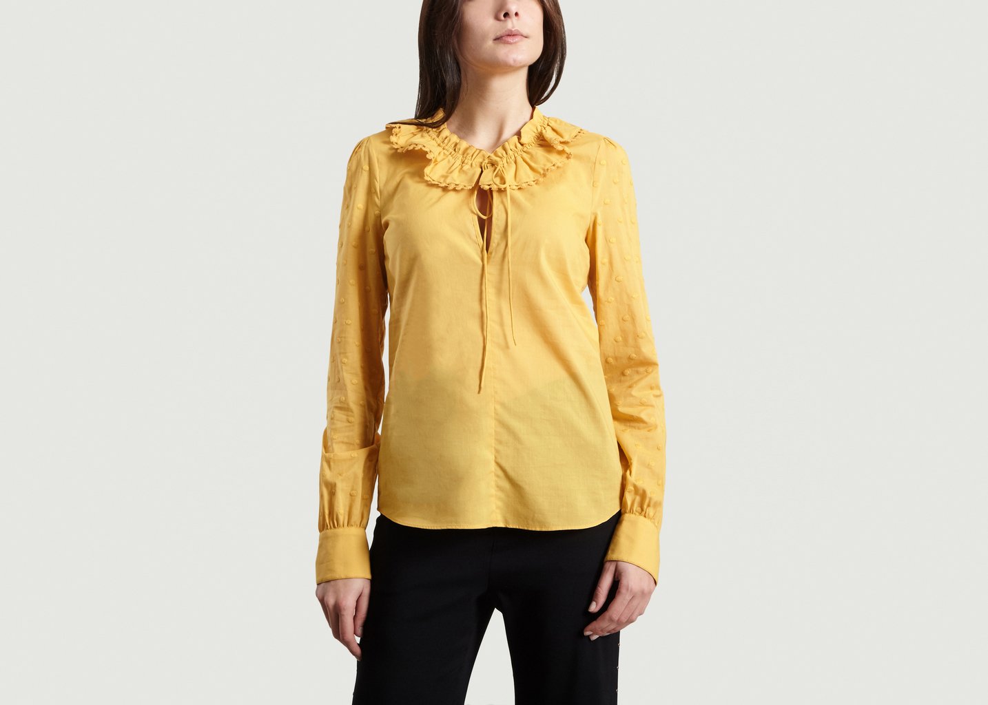 l'exception Chemise à Volants Jaune See by Chloé