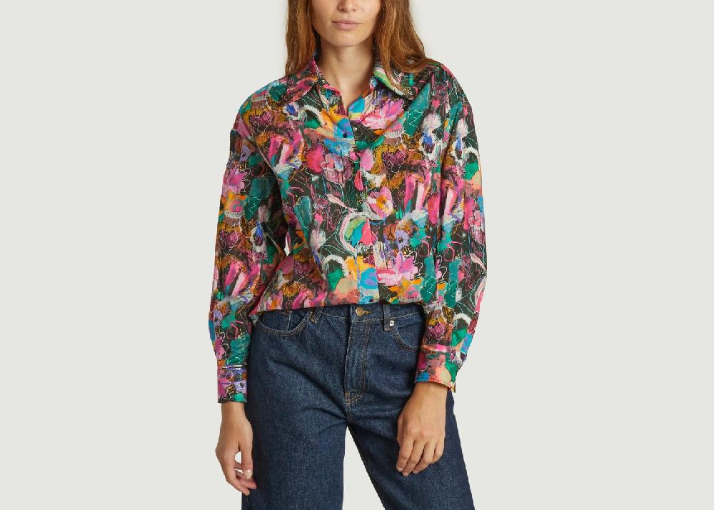 l'exception Chemise Again Kids Imprimé Roseanna