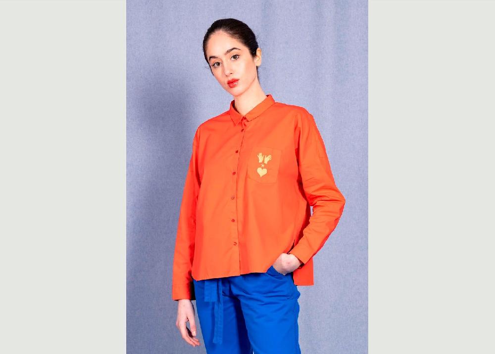 l'exception Chemise Alanis Corail Misericordia