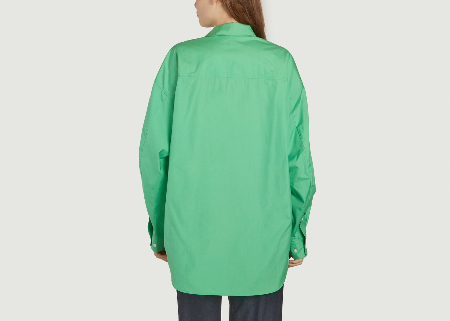 L'exception Chemise Ample Lua Vert Samsoe & Samsoe
