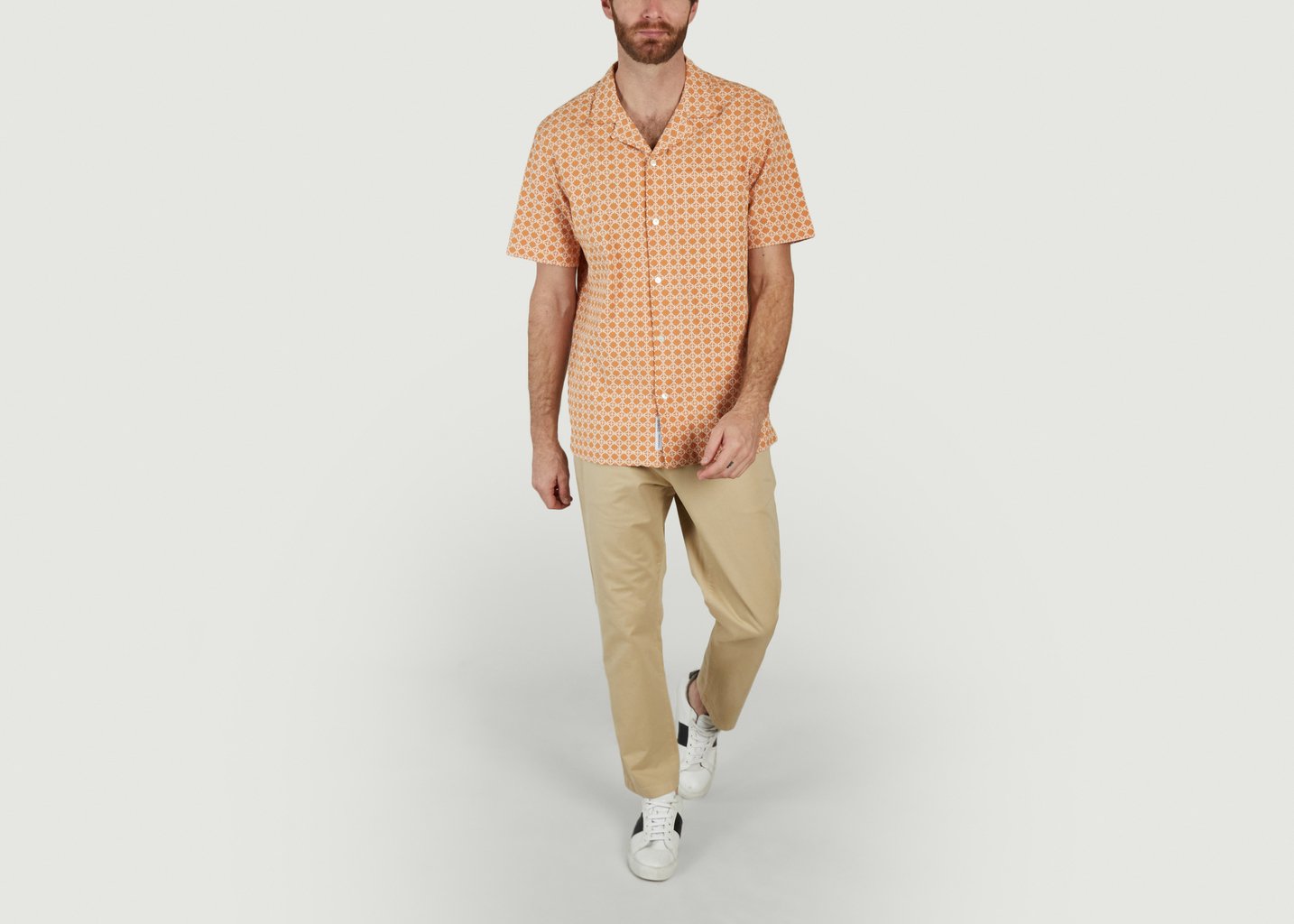 L'exception Chemise Artisan Orange Edmmond Studios