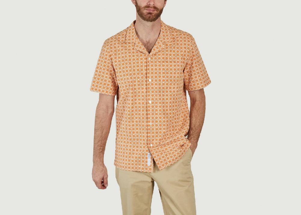 l'exception Chemise Artisan Orange Edmmond Studios