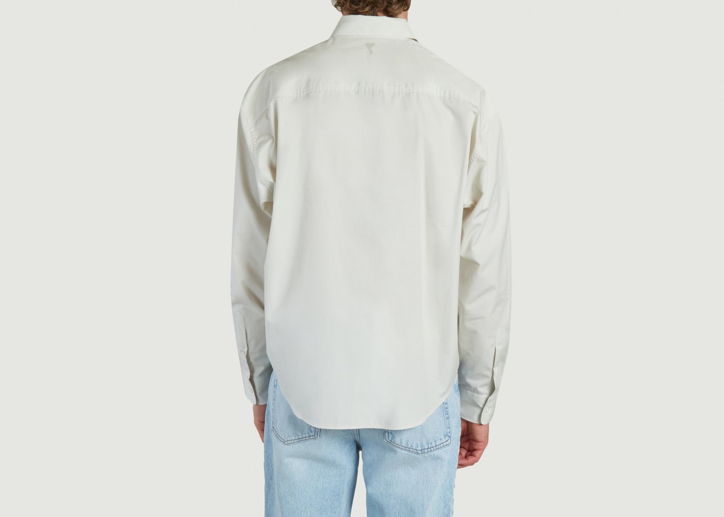 L'exception Chemise Boxy Ivoire AMI Paris