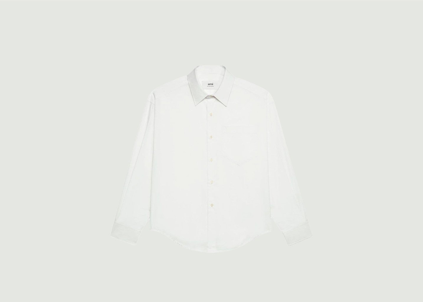 l'exception Chemise Boxy Ivoire AMI Paris